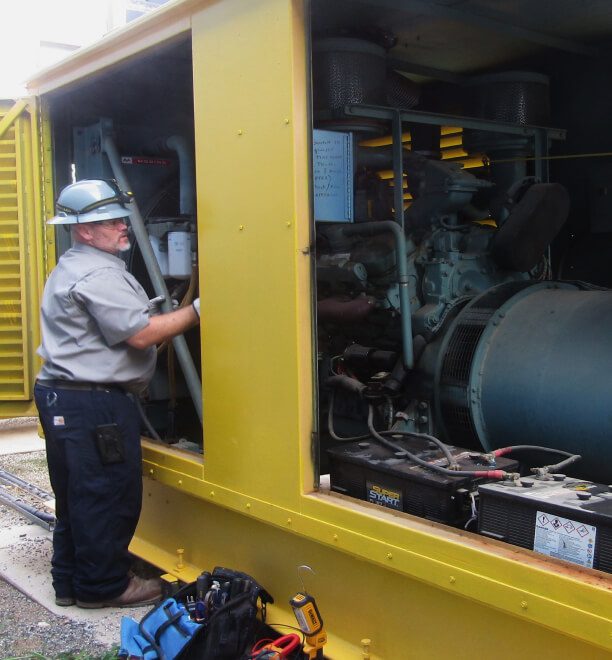 Industrial generator maintenance with Fountain Electric & Services