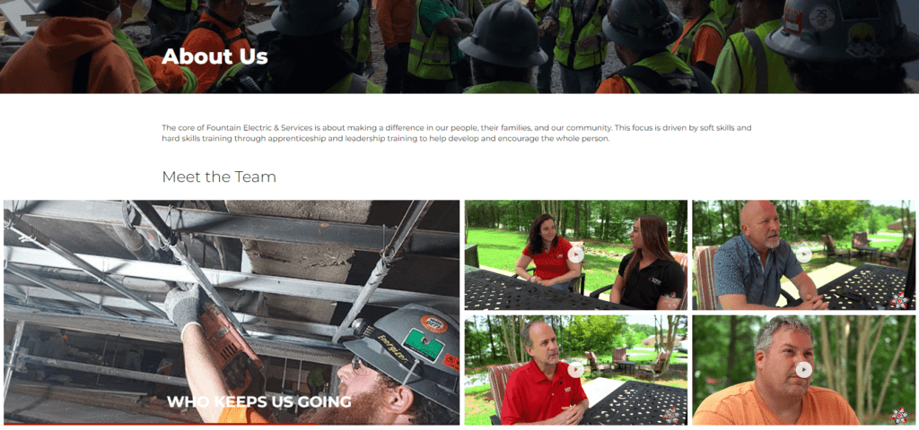 Fountain Electric Redesigned Website Announcement