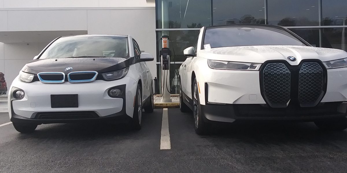 Century BMW Greenville SC electric vehicle charging station.