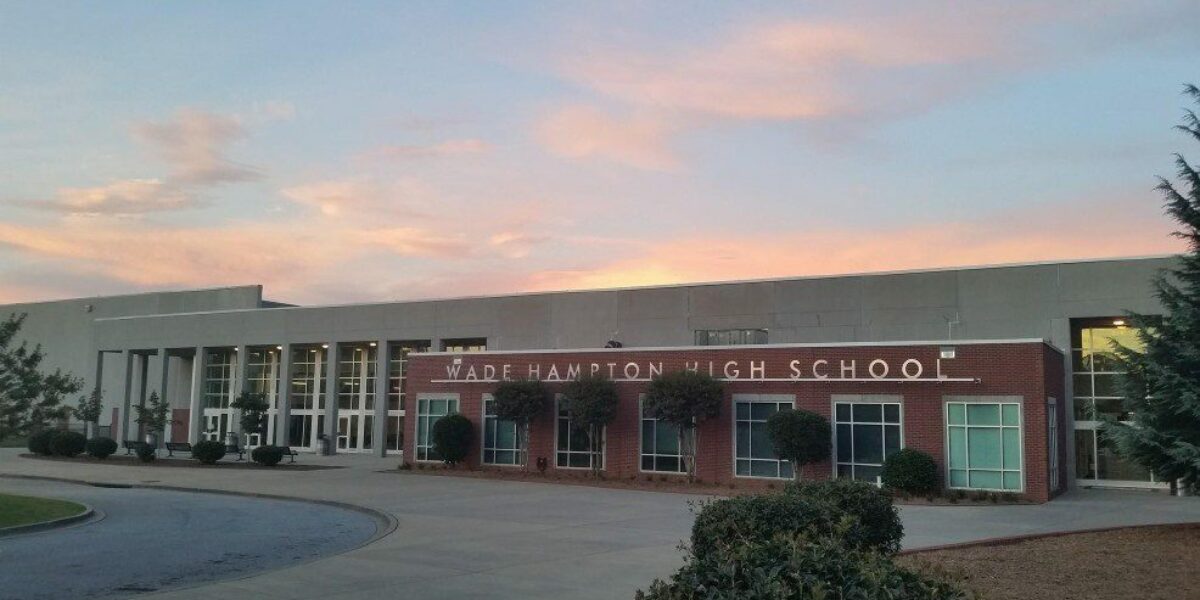 High school electrical work by Fountain Electric & Services at Wade Hampton High School Greenville SC