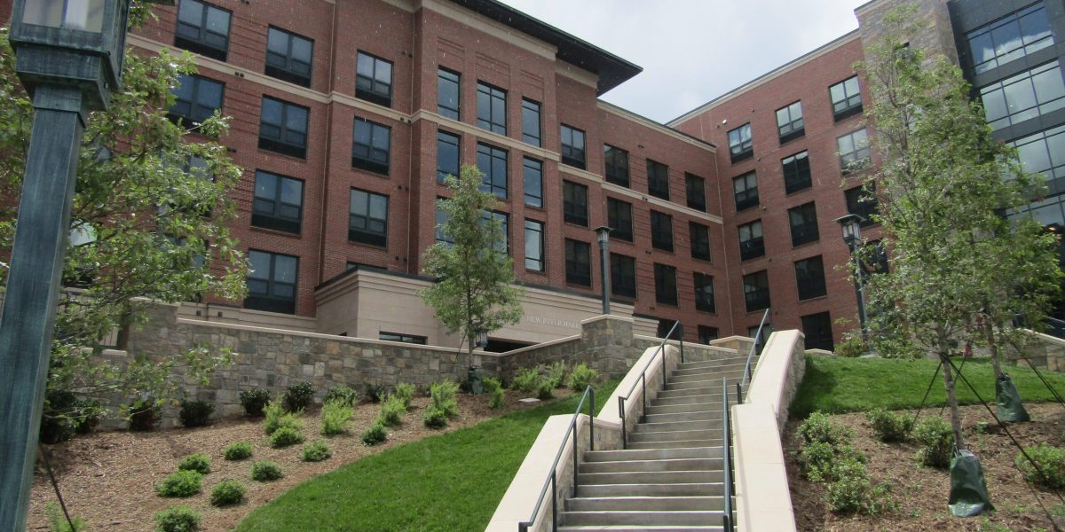 Building 400 residence hall dorm at Appalachian State University in Boone NC electrical work by Fountain Electric & Services